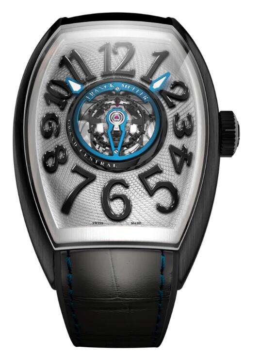 Buy Franck Muller Grand Central Tourbillon Brushed Black Titanium Replica Watch for sale Cheap Price CX 40 T CTR TTNRBR ACBR (AC.NR)